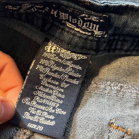 Torrid Plus Size Source of Wisdom Medium Wash Slim Boot Cut Denim Jeans - Picture 3 of 3